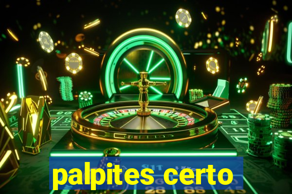 palpites certo